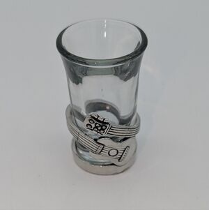 Basic Spirit Fine Pewter Guitar Shot Glass